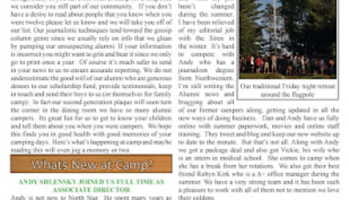 2010 Alumni Newsletter