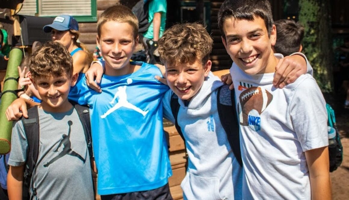 A group of campers reunite on the first day of camp at North Star Camp For Boys for a summer of fun, friendships and memories.