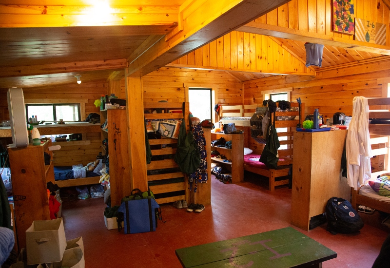 An inside look at one of the cabins at North Star Camp For Boys.