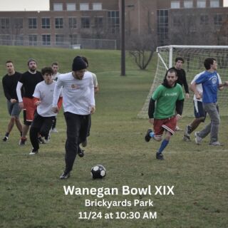 Wanegan Bowl XIX will be played at Brickyards Park in Deerfield, IL at 10:30 AM CST on Friday, November 24. 

The Wanegan Bowl is an annual North Star speedball game played the day after Thanksgiving. It is open to all current and former North Star campers and staff. Come work off some of your Thanksgiving calories with camp friends! 🦃⚽️

Those wishing to participate must have been Pine Manor age or older during the summer of 2023. 

***If attending, please bring 1 White and 1 Green (or dark) Shirt. We divide into teams once everyone has arrived.***

Please help spread the word by inviting others who are eligible to play. See you then!