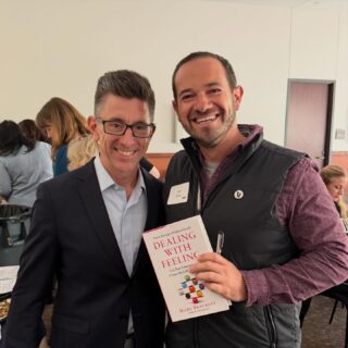 Honored to meet @marc.brackett of the Yale Center for Emotional Intelligence. We use Marc’s work to inform our social & emotional curriculum throughout camp. Looking forward to reading #dealingwithfeeling 

Thanks to @familyactionnetwork for bringing him to Chicago. If you’re in the area, you can hear Marc tonight and tomorrow in Highland Park and Buffalo Grove.