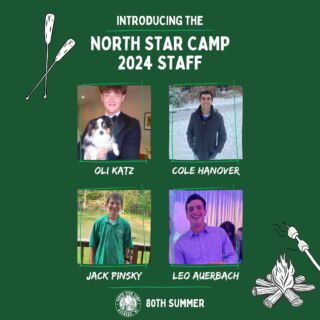 In today’s Staff Spotlight, we welcome back four long-time counselors who are finishing up their first years in college. This is all, All, ALL of their 11th summers at camp, having grown up at North Star together as friends & cabinmates, and most recently as staff. 

They are true leaders at camp and we’re very excited to welcome back Oli, Cole, Jack and Leo! 🙌🏕️ #countdowntocamp #NSC80
