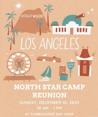 We’re looking forward to seeing our Southern California families one month from today for our Los Angeles Reunion at Tumbleweed Day Camp on Sunday, December 10 from 10 AM - 1 PM. Hope to see you there! 🌴☀️🕶️