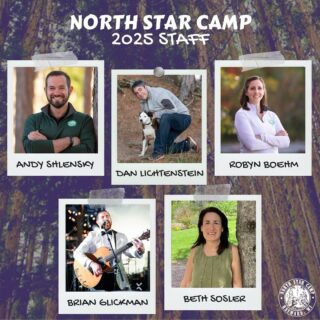 Last but certainly not least for our 2025 Staff Spotlights is our Year Round team! Andy, Dan, Robyn, Glick and Beth spend all year preparing for a summer of fun and friendships for campers & staff from all around the world. They recruit campers, hire staff, oversee program areas and departments, and make sure our campers and staff are able to be their best selves at camp. 

This hardworking crew has a combined 100+ summers of North Star. We’re already a few weeks into our 81st Summer and are looking forward to the remaining weeks as friendships & memories continue to be made! #NSC2025 🏕️🛶