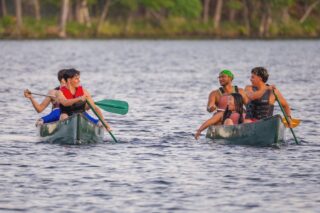 Last night, we ended our first full day of New Staff Orientation with a leisurely paddle on Spider Lake! Lots of laughs, new friendships, and fun. 🛶 Summer of 2026 is officially underway. 🙌