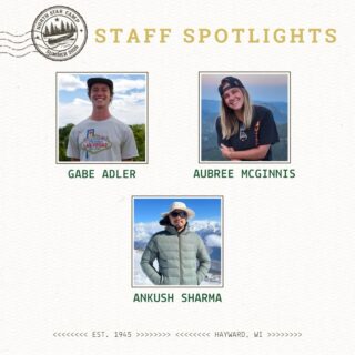 Rounding out our wilderness trip leader team are three more top notch trip leaders! From the shores of the Namekagon and Flambeau Rivers, to the trails and lush wilderness of the Superior Hiking Trail and Quetico Provincial Park, our trip leaders will bring the FUN all summer long to our wilderness camping trips. 🛶

After a few years away, we’re excited to welcome Gabe back to the squad. And please welcome first timers Aubree & Ankush to camp!🏕️

#NorthStarCamp #NSC2026 #summercamp #summerjob