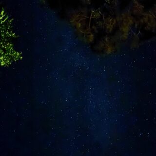 Not much better than a Northwoods sky full of stars during a partial lunar eclipse! 🌘🌌